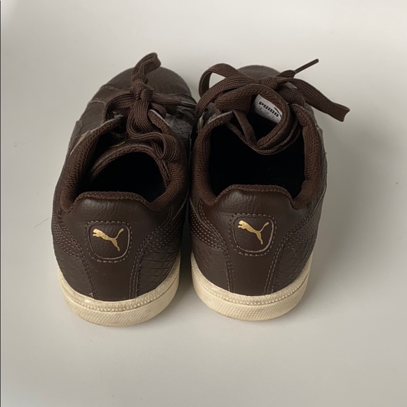 Retro Faux Leather Puma Sneakers - Picture 4 of 7